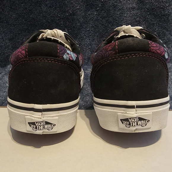 Vans Ward Lace Up Low-top Shoes "Floral Rose". Size US Women's - 9.5 - Picture 4 of 6